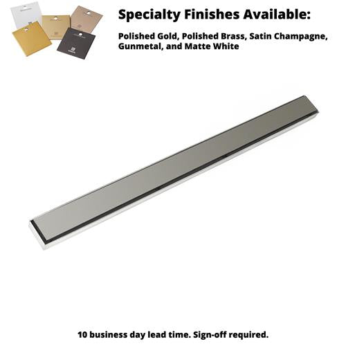Infinity Drain - 42 Inch FX Series Complete Kit with Solid Grate