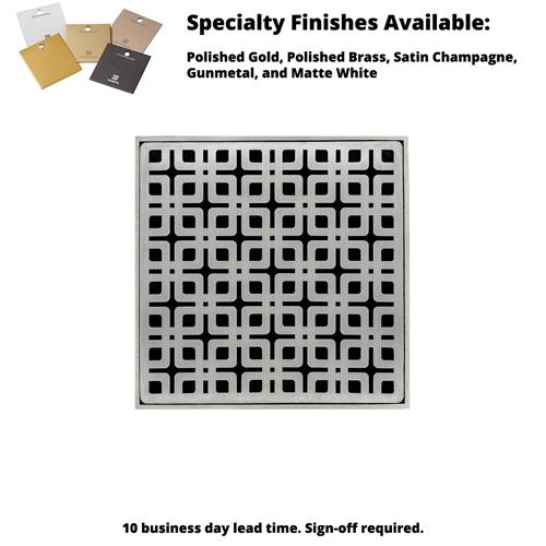 Infinity Drain - 5 x 5 Inch KD 5 Complete Standard Kit