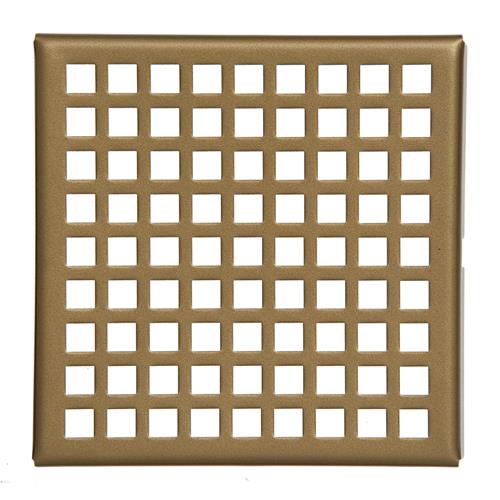 Infinity Drain - 4 x 4 Inch LQ4 Squares Pattern Top Plate