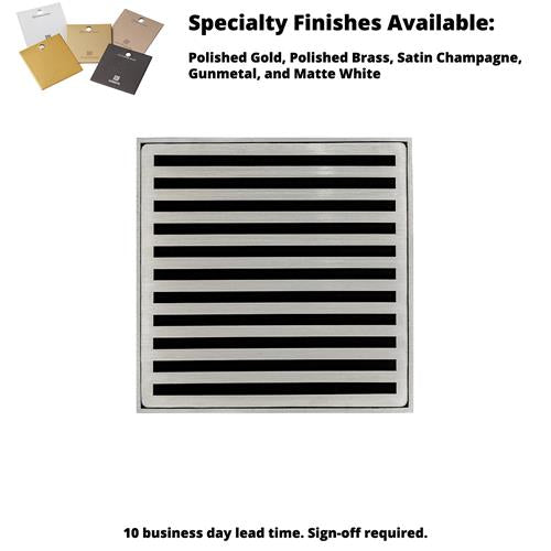 Infinity Drain - 5 x 5 Inch ND 5 Complete Standard Kit