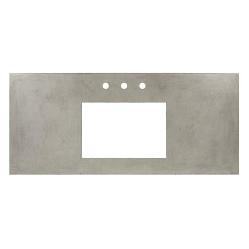 Native Trails - 48 Inch Native Stone Vanity Top - Rectangle Cutout with 8 Inch Widespread Cutout