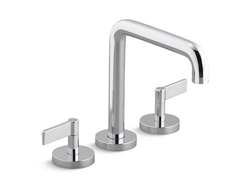 Kallista - One Deck-Mount Bath Faucet, Tall Spout, Lever Handles