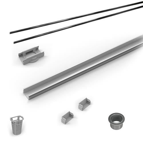 Infinity Drain - 36 Inch PVC Component Only Kit for S-LAG 38 and S-LT 38 series.