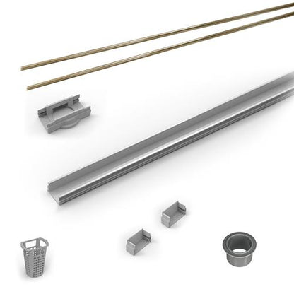 Infinity Drain - 96 Inch PVC Component Only Kit for S-LAG 38 and S-LT 38 series.
