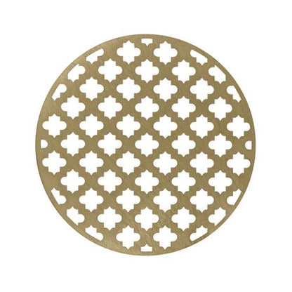 Infinity Drain - 5 Inch Round Moor Pattern Decorative Plate for RM 5, RMD 5, RMDB 5