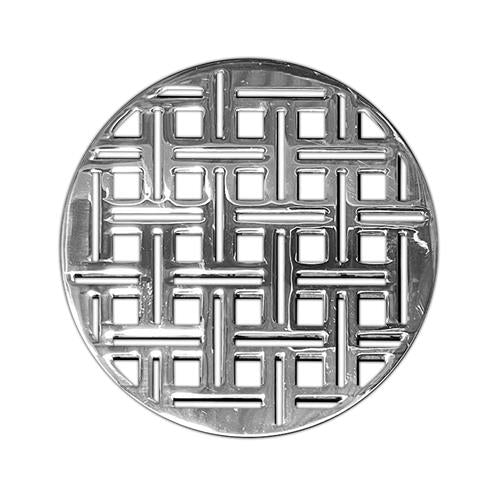 Infinity Drain - 5 Inch Round Weave Pattern Decorative Plate for RV 5, RVD 5, RVDB 5