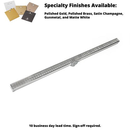 Infinity Drain - 36 Inch S-PVC Series Complete Kit