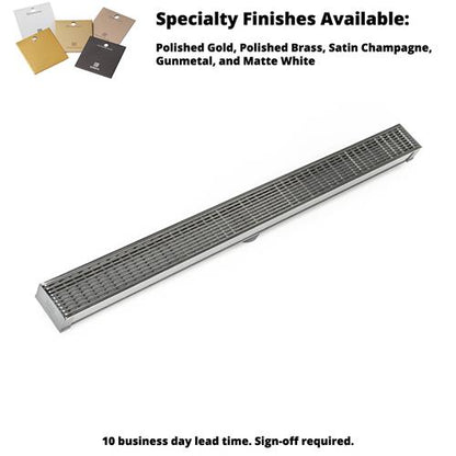 Infinity Drain - 72 Inch S-PVC Series Complete Kit