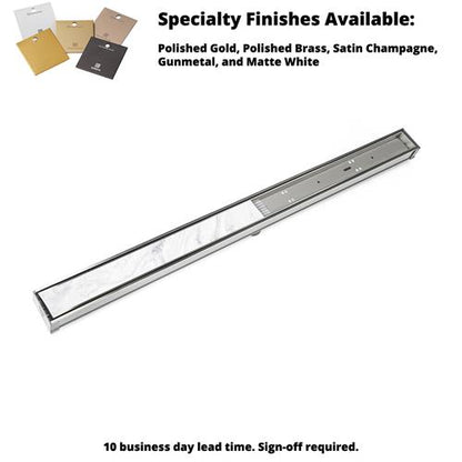 Infinity Drain - 40 Inch S-PVC Series Complete Kit
