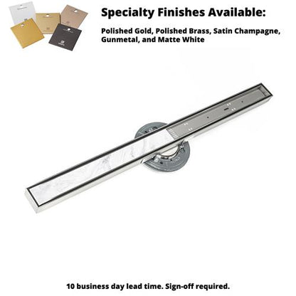 Infinity Drain - 40 Inch S-Stainless Steel Series High Flow Complete Kit