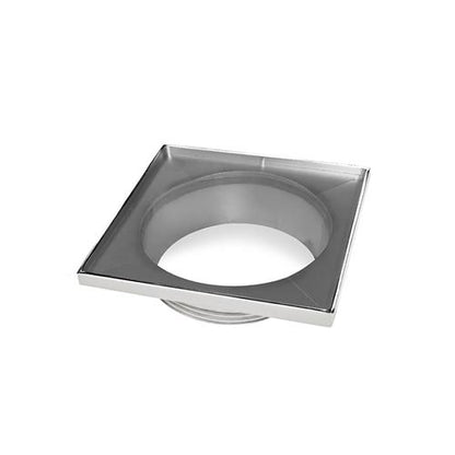 Infinity Drain - 5 x 5 Inch Stainless Steel 4 Inch Throat only