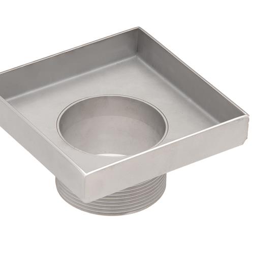 Infinity Drain - 4 x 4 Inch Stainless Steel 2 Inch Throat only for TD 4 series
