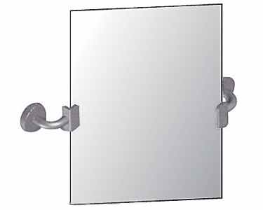 Watermark - Brooklyn Wall Mounted 24 Inch X 36 Inch Rectangular Pivot Mirror