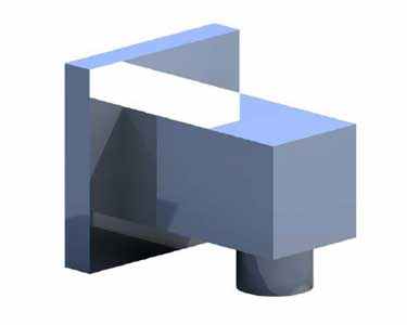 Watermark - Square Wall Elbow 1/2 Inch Npt Female